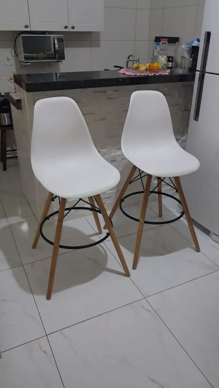 Banquetas brancas - Foto 2