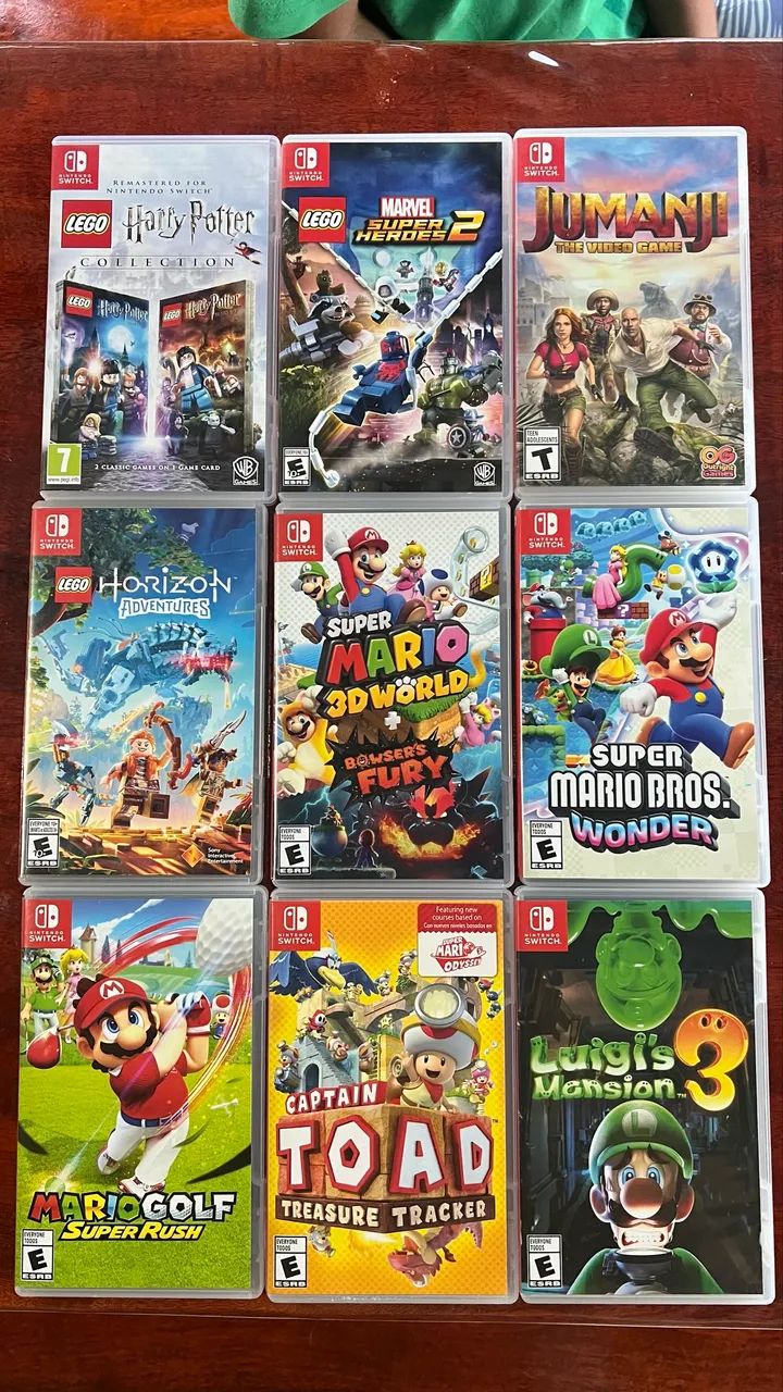 Jogos de Nintendo Switch USADOS 