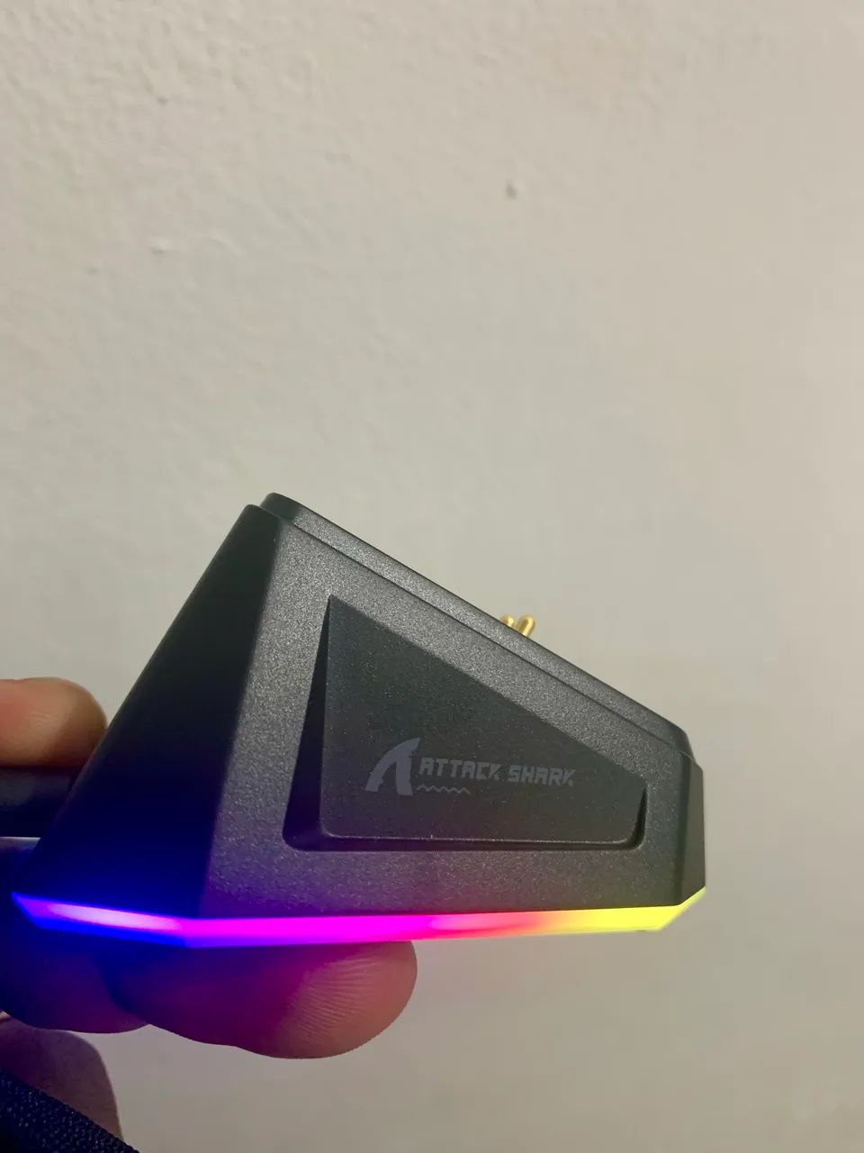 Attack Shark X11 Mouse Gamer Sem Fio Original Com Adesivo Bluetooth Usb Preto 3 em 1 - Foto 4