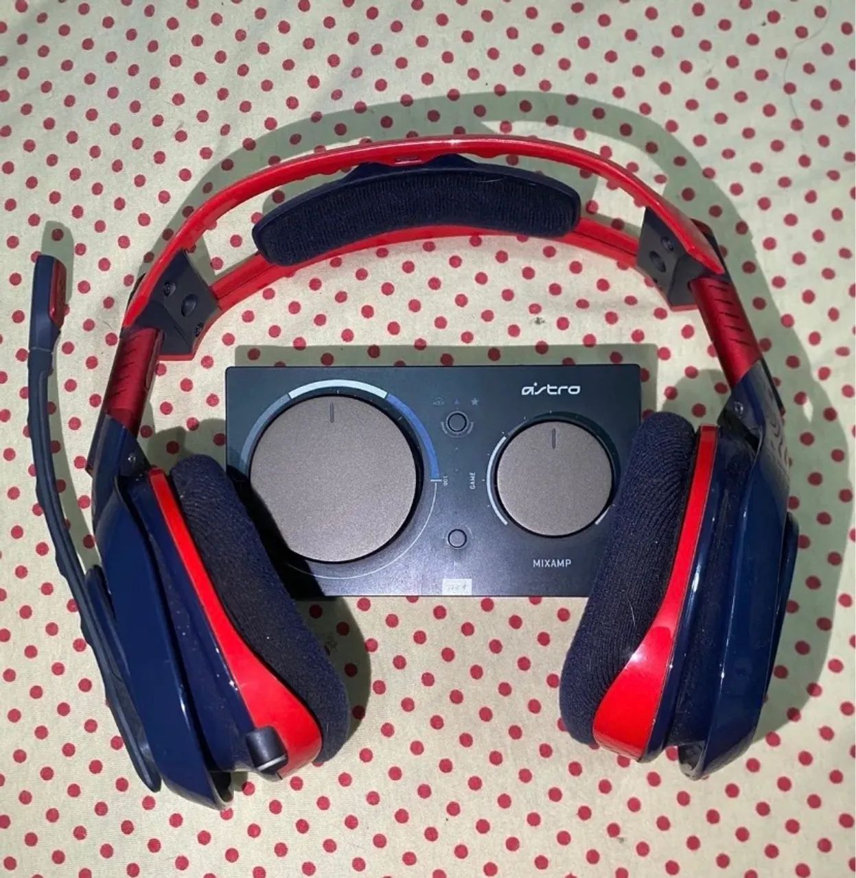 ASTROA40 + MixAmp Pro A40 MOD KIT 赤 Headset Astro A40 mais MixAmp PRO! - Peças e Acessórios de Vídeo