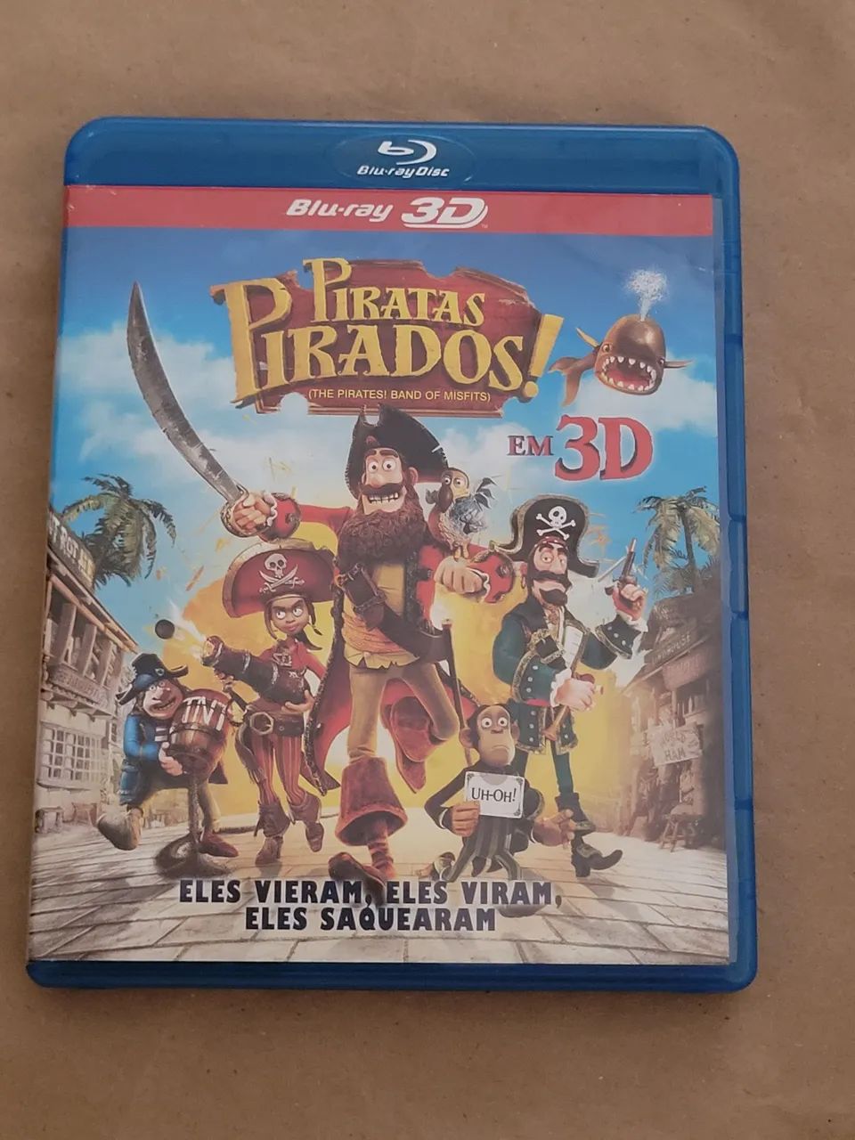 Blu-ray Piratas Pirados 3d