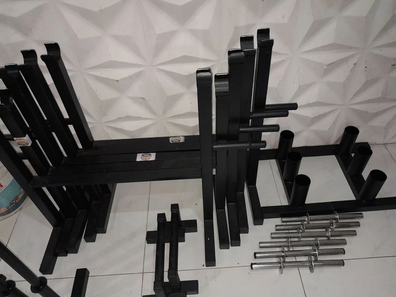 Anilhas / Barras / Suporte / Halteres  - Foto 5