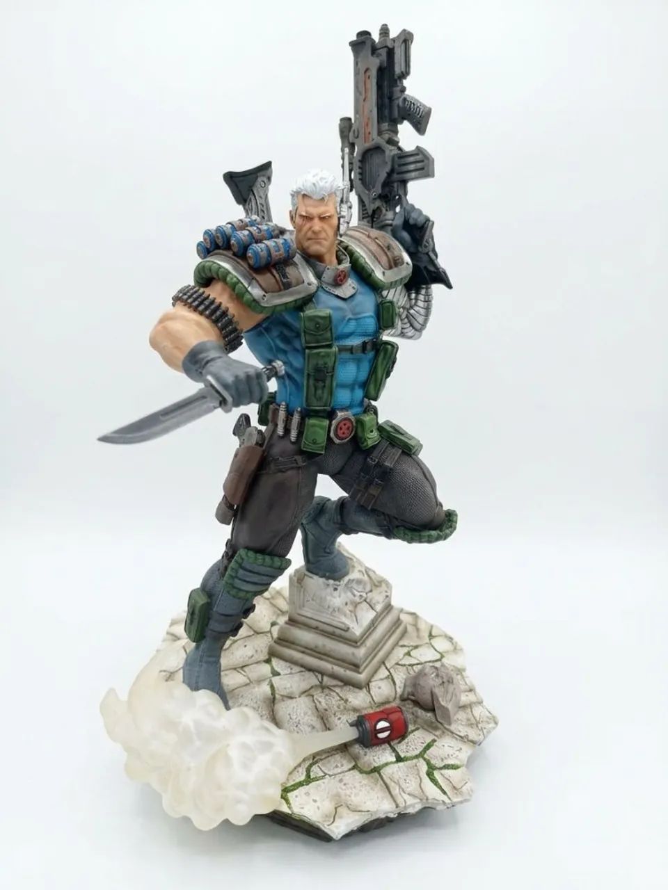 Cable X-Men Marvel Comics Iron Studios BDS ART SCALE exclusivo CCXP