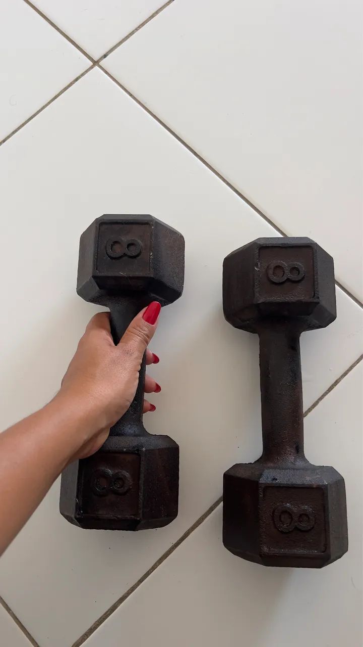 Par de halteres 8kg  - Foto 4