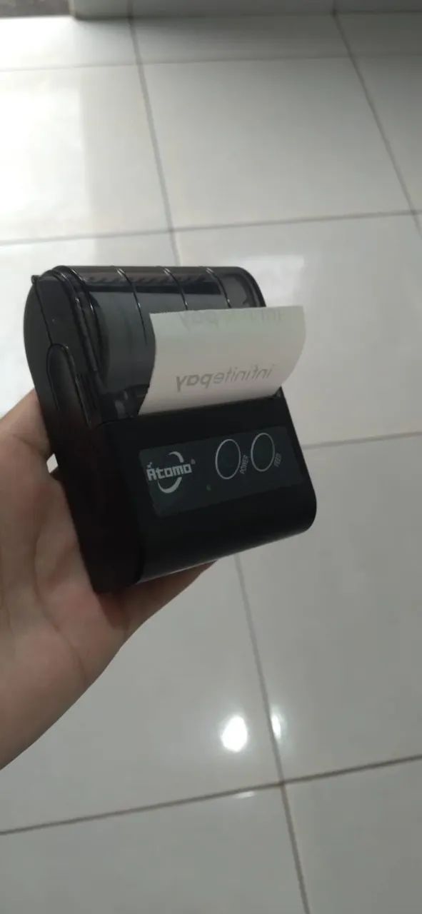 Mini Impressora térmica - Parcelo no cartão - Foto 2