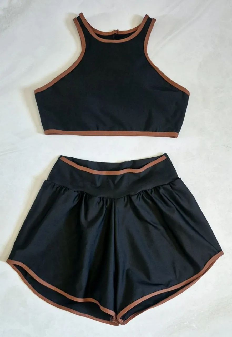 Conjunto short e saia 