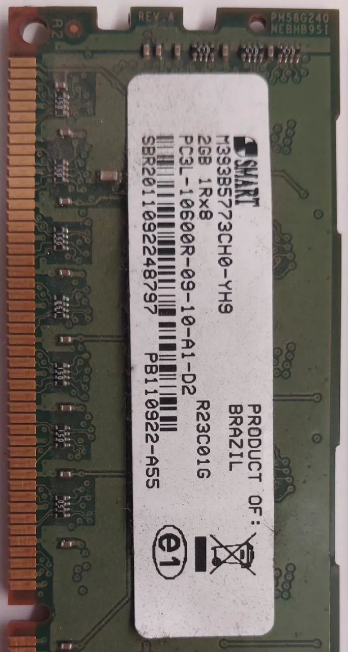 Memória DDR3 ECC 2GB - Jogo com 04 peças - PARA SERVIDOR - Foto 3