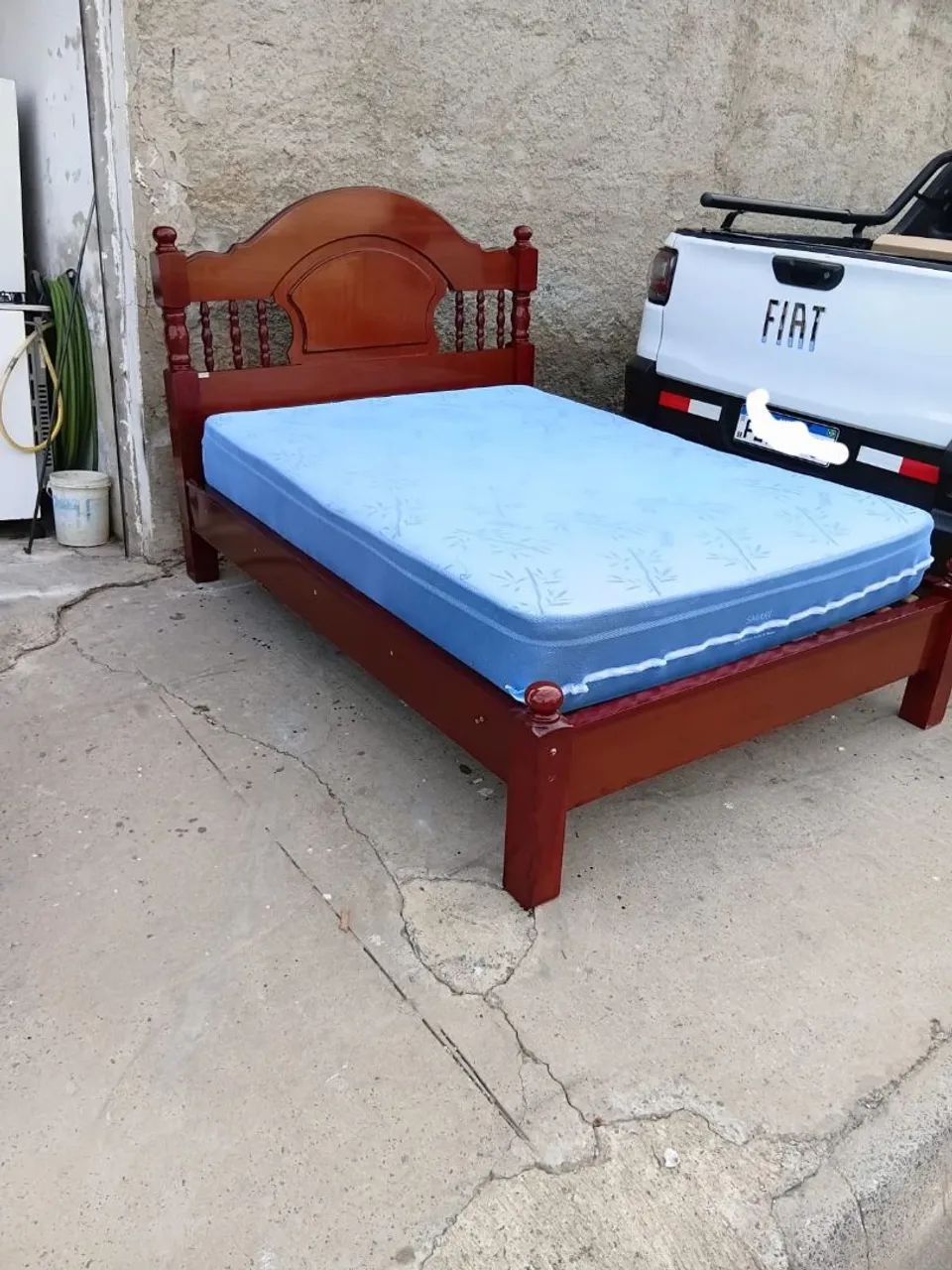 Cama Casal Com Colchão - Aceito Oferta - Foto 5