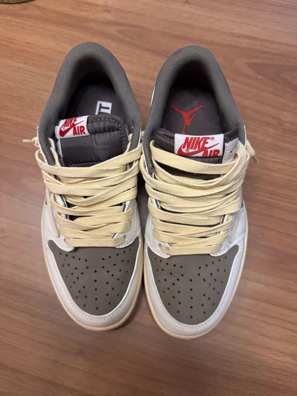 Tênis air jordan 1 low Travis Scott Reverse Mocha - Foto 4