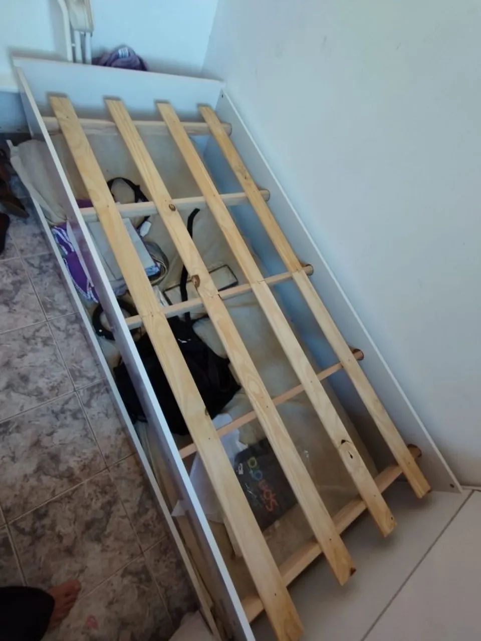 Cama solteiro bicama baú - Foto 4
