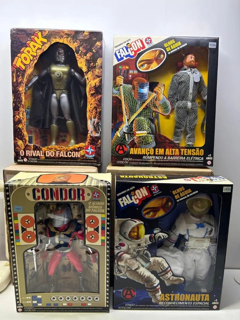 Bonecos Falcon, Condor e Torak da Estrela