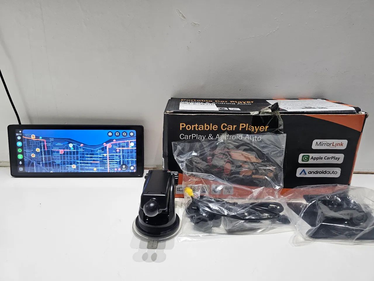 Central Multimídia Universal 10.26 polegadas Android Auto e Apple Carplay sem fio - Foto 3