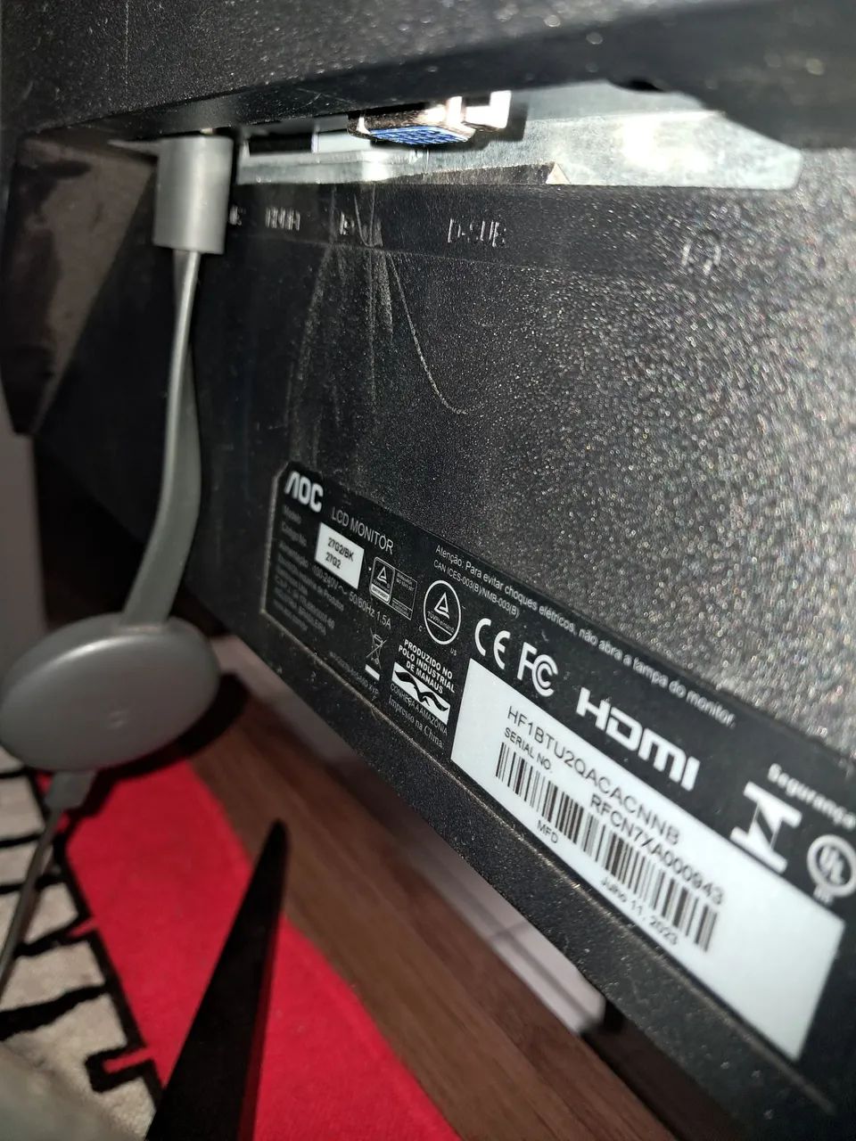 MONITOR GAMER AOC HERO 27 1MS 144HZ - Foto 3