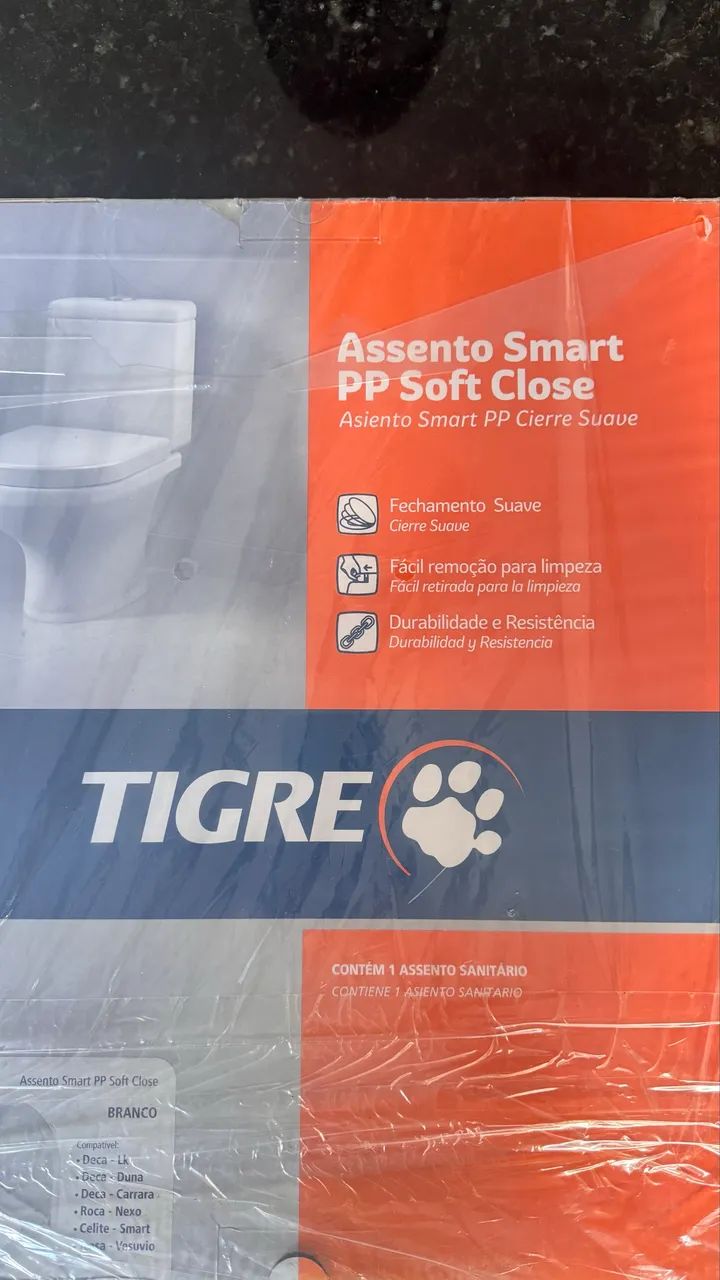 Assento sanitário smart pp soft close tigre
