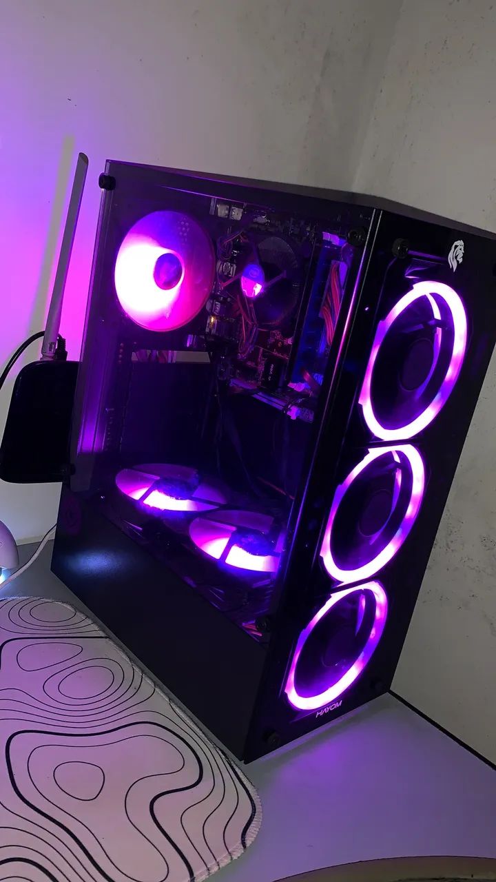 Gabinete gamer pra estudos 