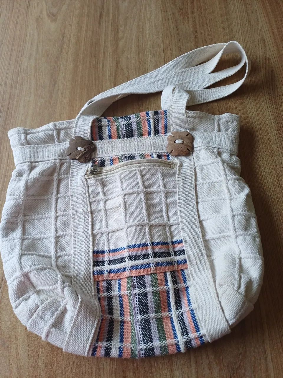 Bolsa artesanal pra viajar 