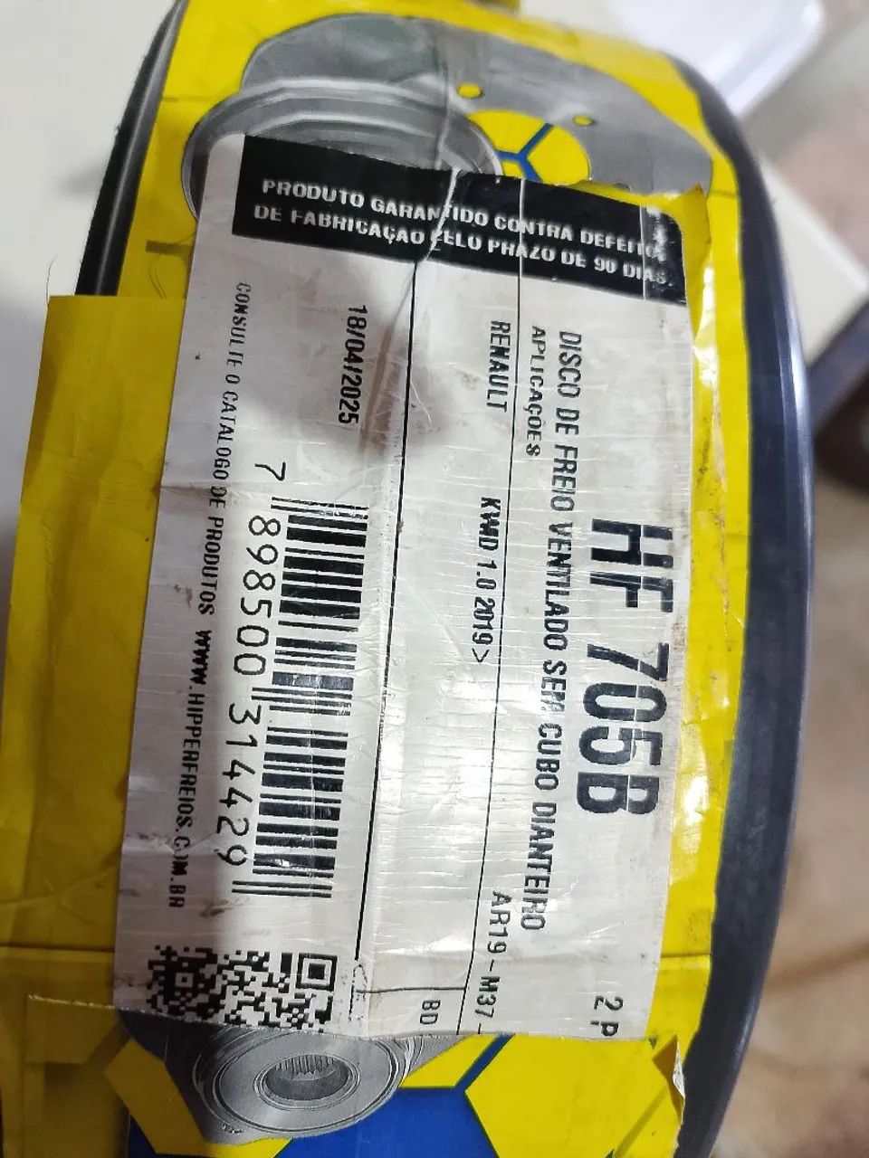 Disco de Freio e Partilhas de Freio do Renault Kwid Kwid. - Foto 3