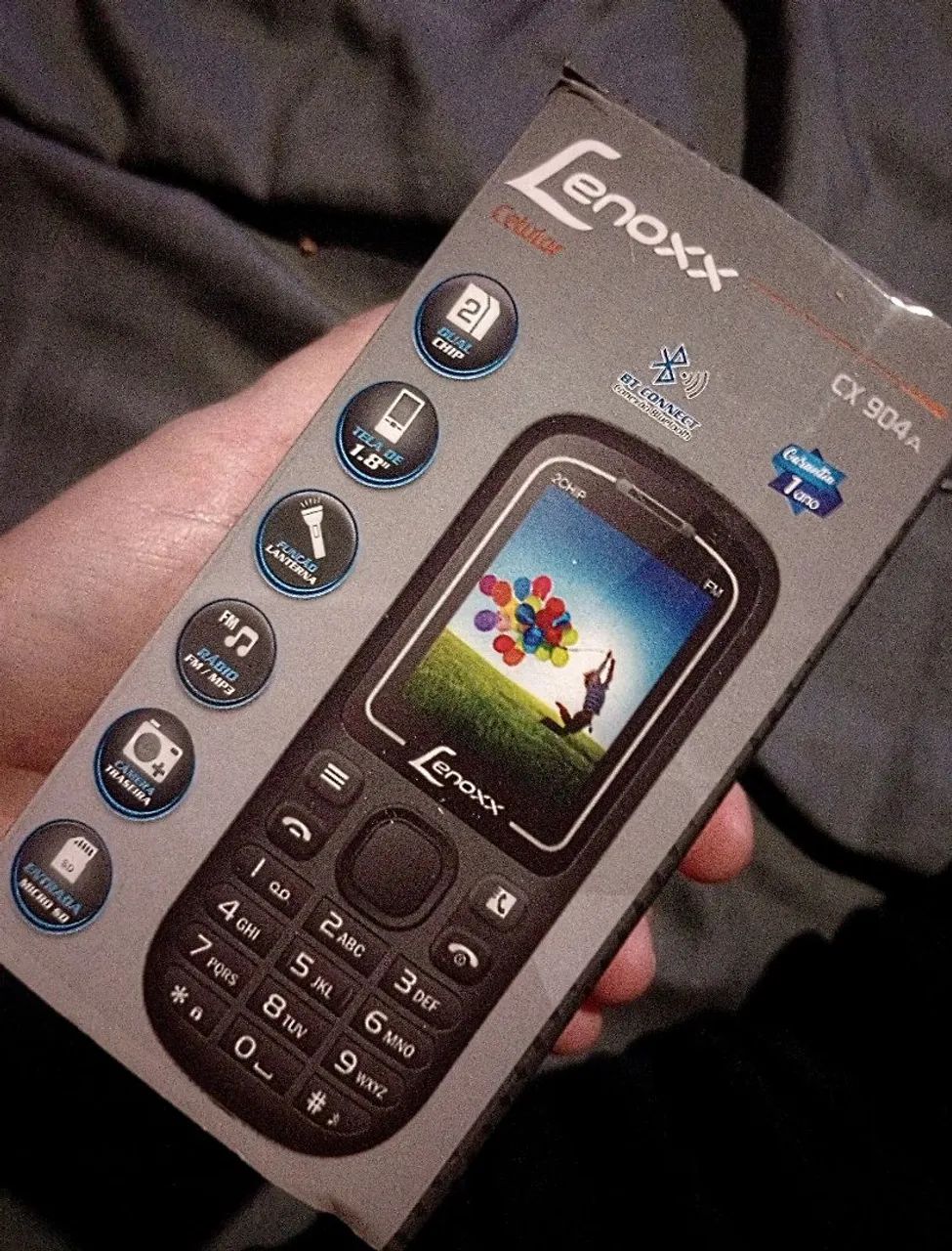 Celular Lenoxx simples NOVO NUNCA USADO  - Foto 3