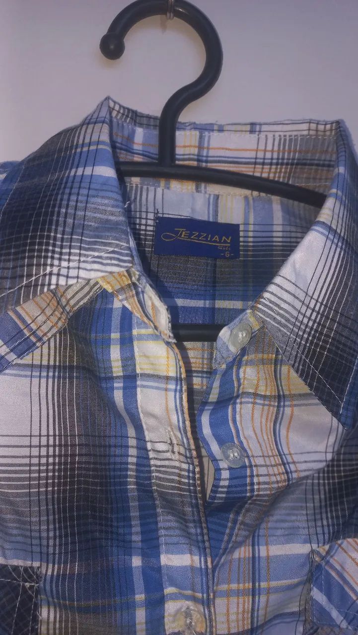 Camisa xadrez infantil  - Foto 3
