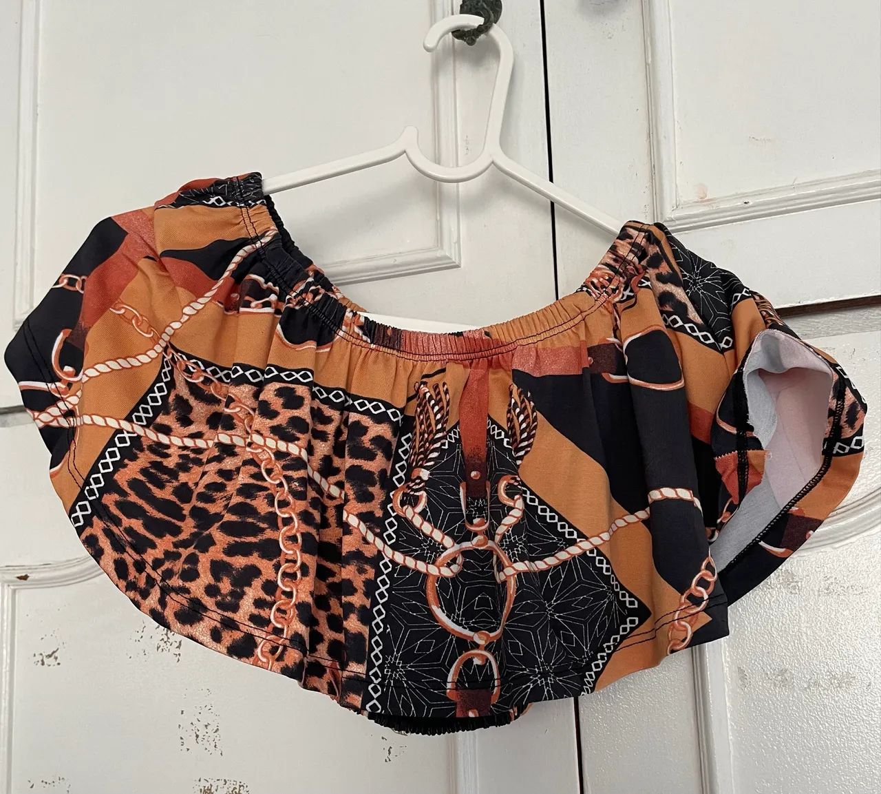 Conjunto Calça e Cropped estampado
