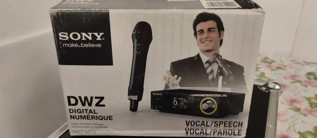 Microfone sem fio SONY DWZ m70 áudio 24bits digital. Compatível com cápsulas shure  - Foto 3