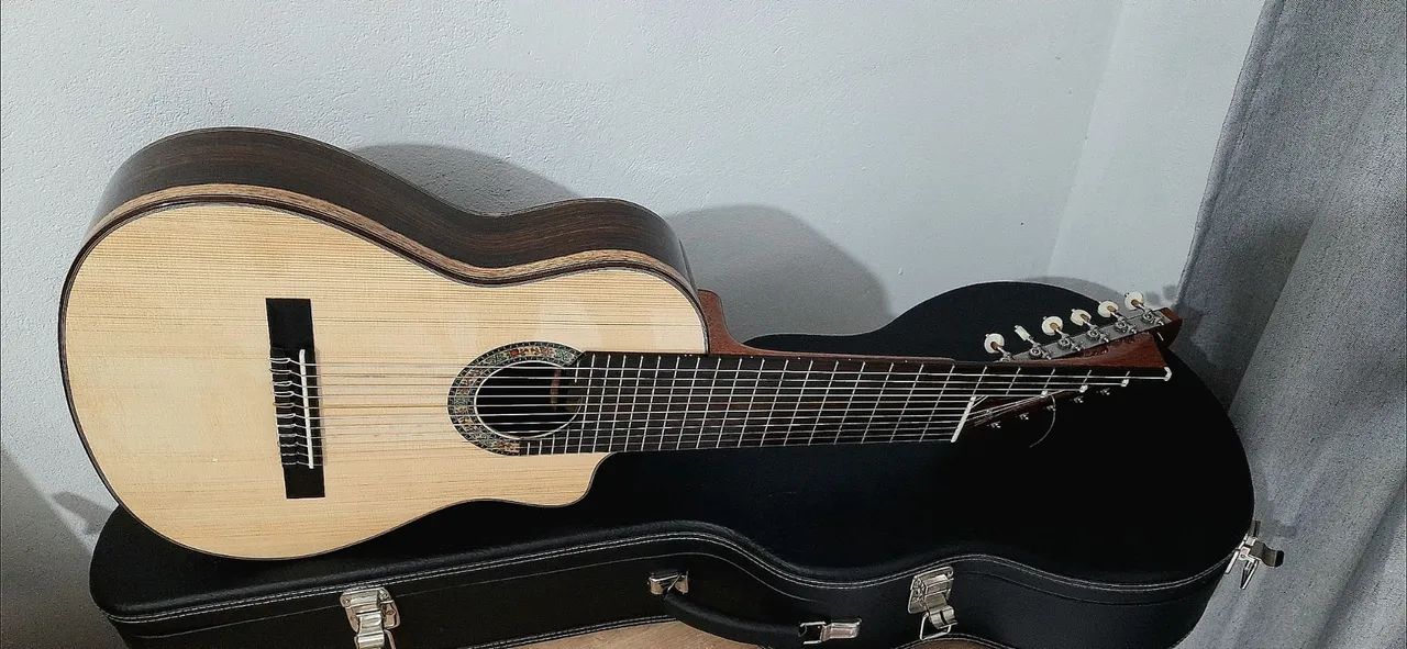 Violão 11 cordas luthier Anderson Rabelo  - Foto 4