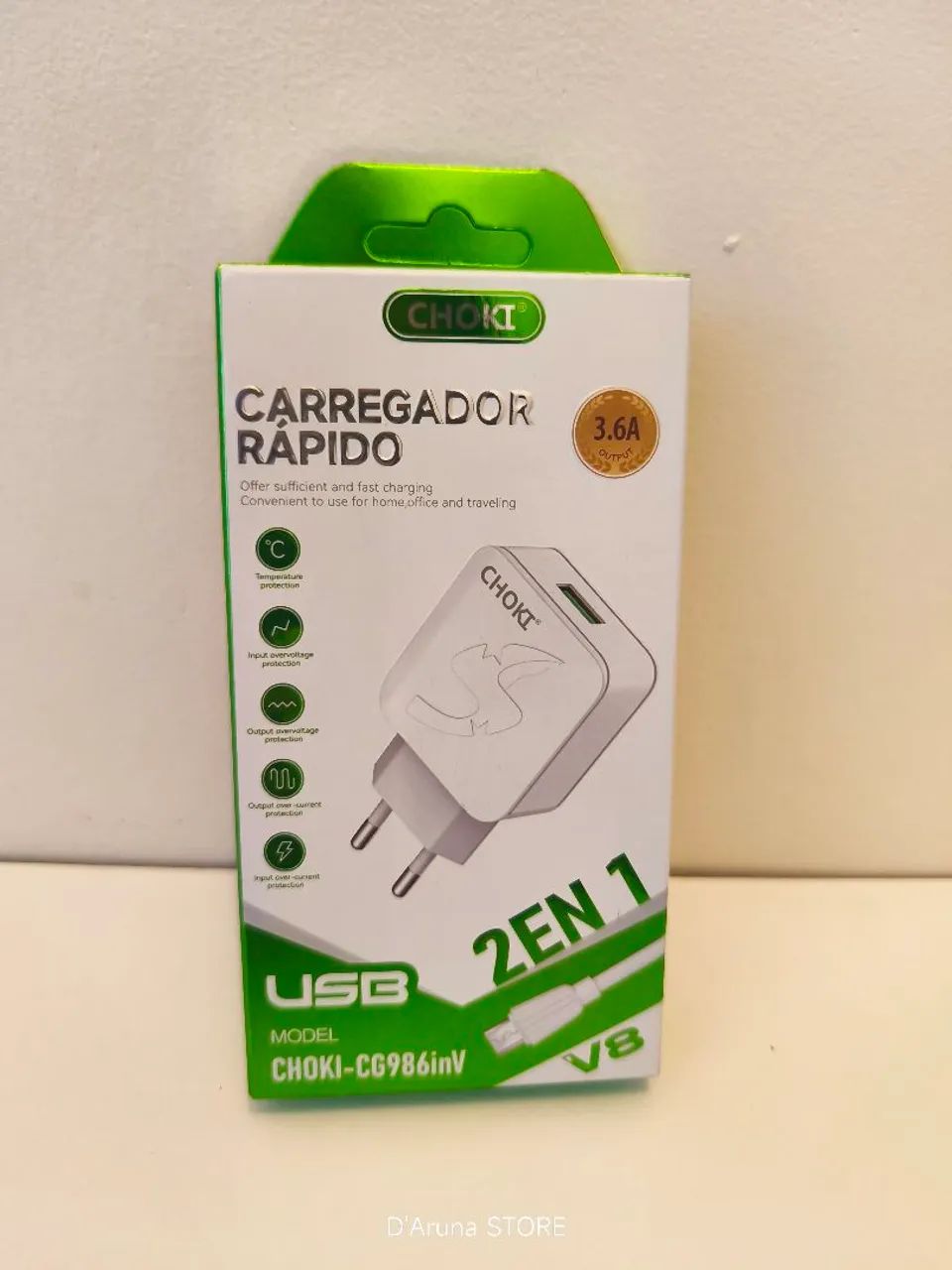 Kit Carregador micro V8 