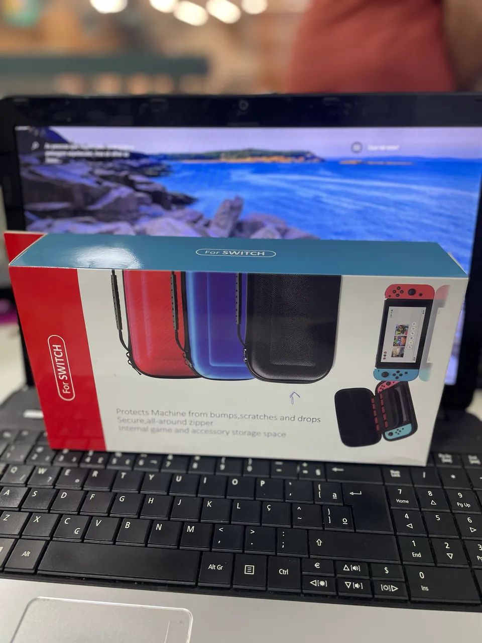 Case nintendo Switch V2 ou Oled Nova