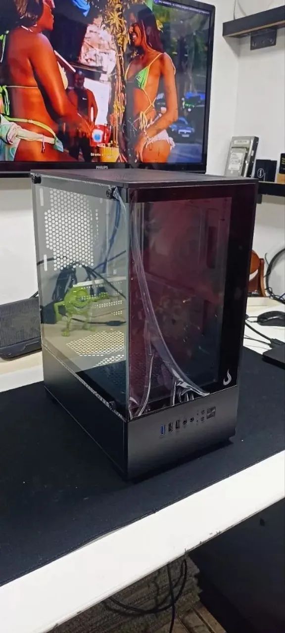gabinete aquario risemode preto - Foto 2