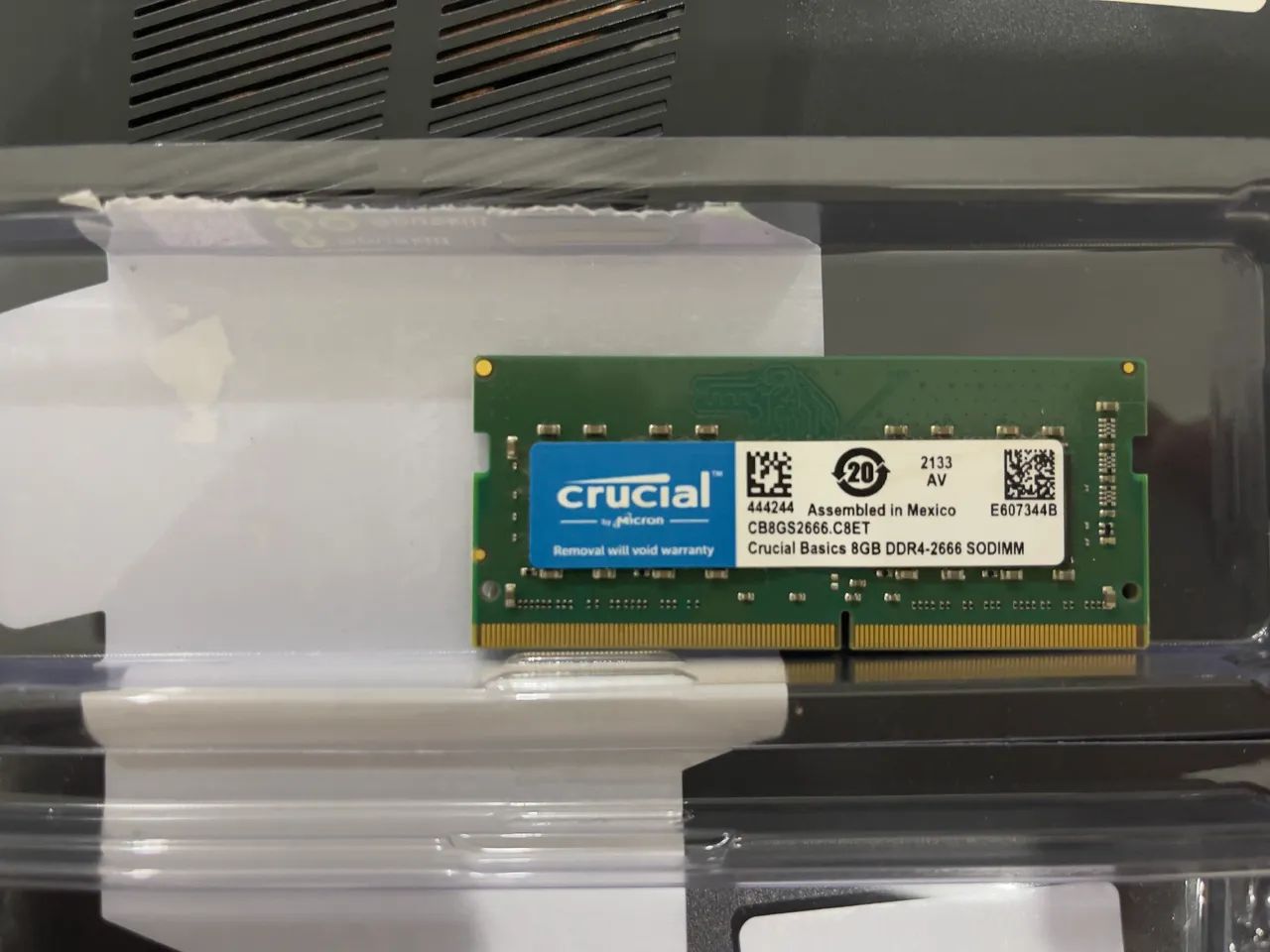 Memória ram 8gb crucial notebook soddim - Foto 2