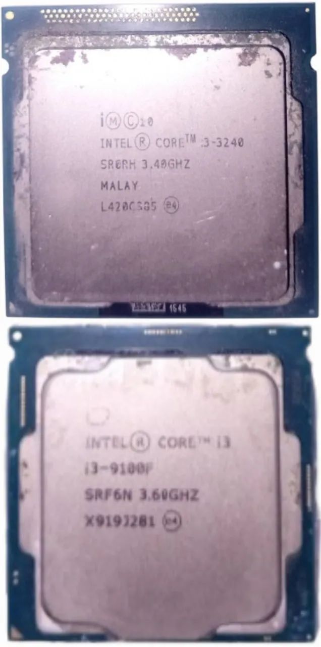 Processadores Intel Core I3 i3-3240 e i3-9100F 3.60 GHz Antigos - Foto 2