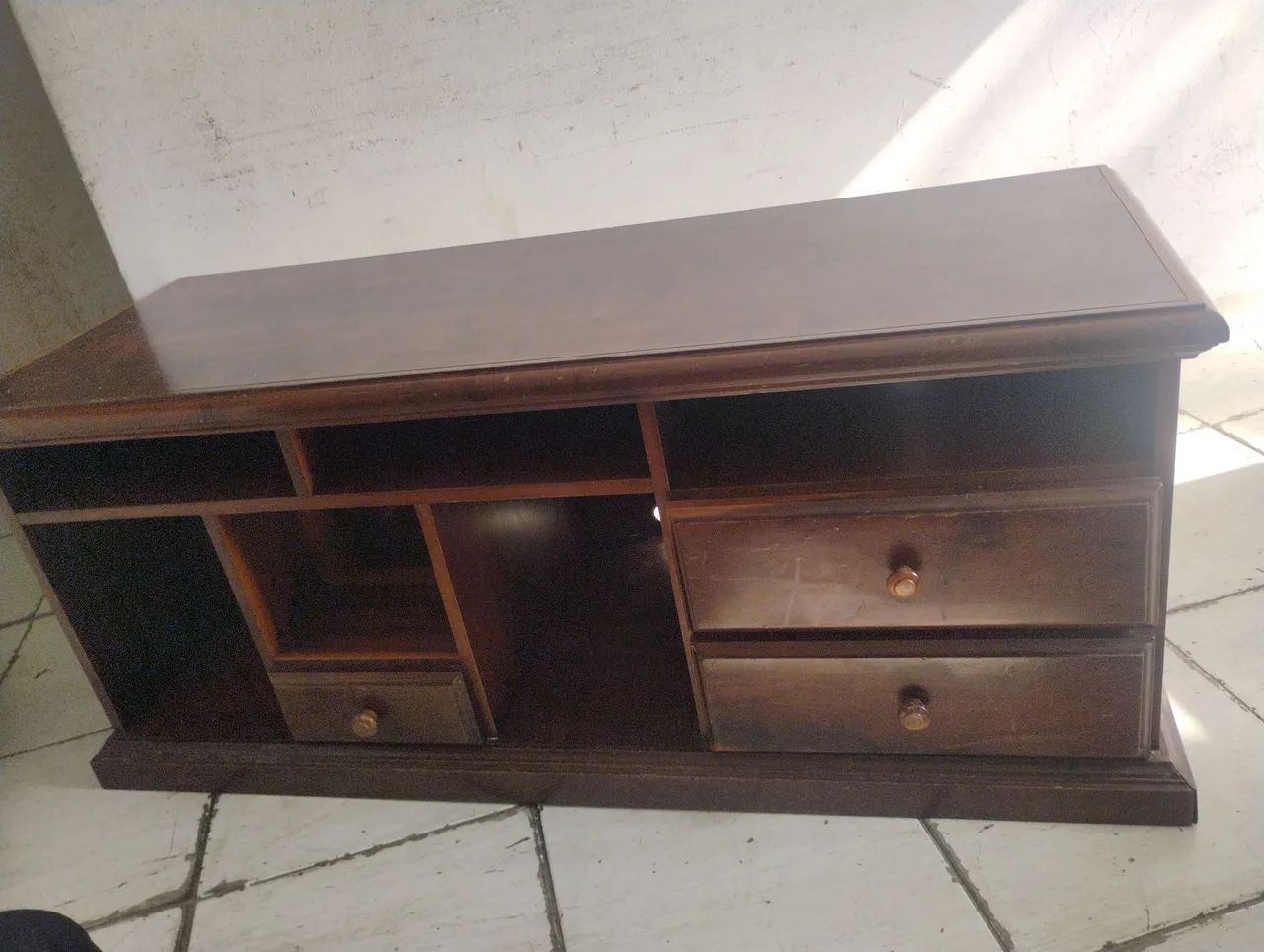 Rack Antigo de Madeira Maciça  - Foto 3
