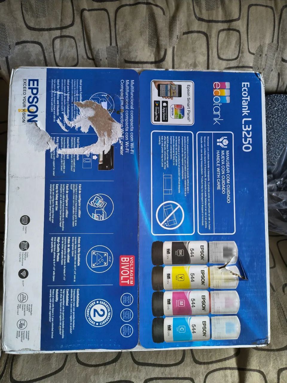 Vende novo lacrado EPSON EcoTank L1250 - Impressora, tanque de Tinta Colorida, Wi-Fi
