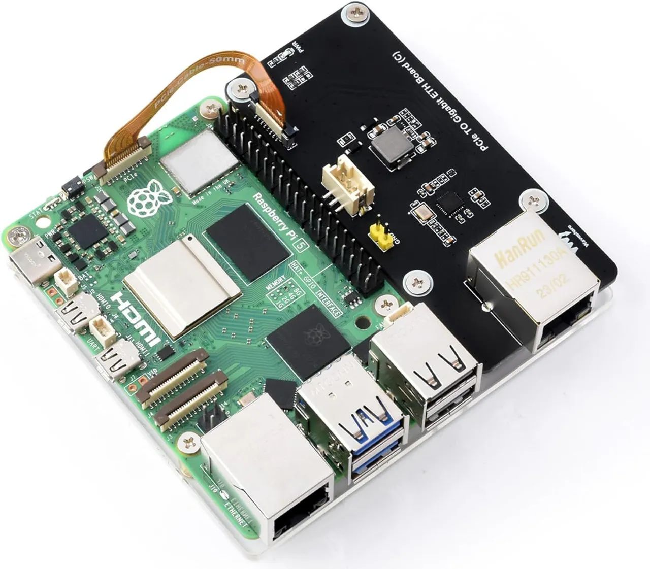 Adaptador Gigabit Ethernet para Raspberry Pi 5 - Foto 3