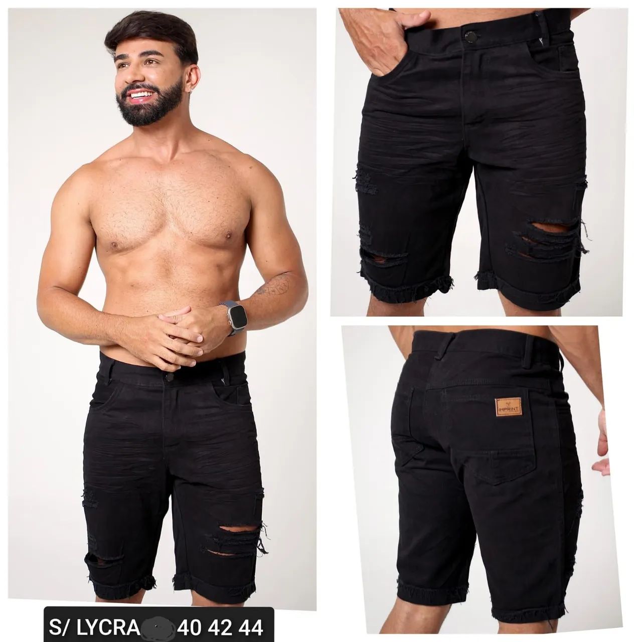 Bermudas Jeans e Brim - Foto 4