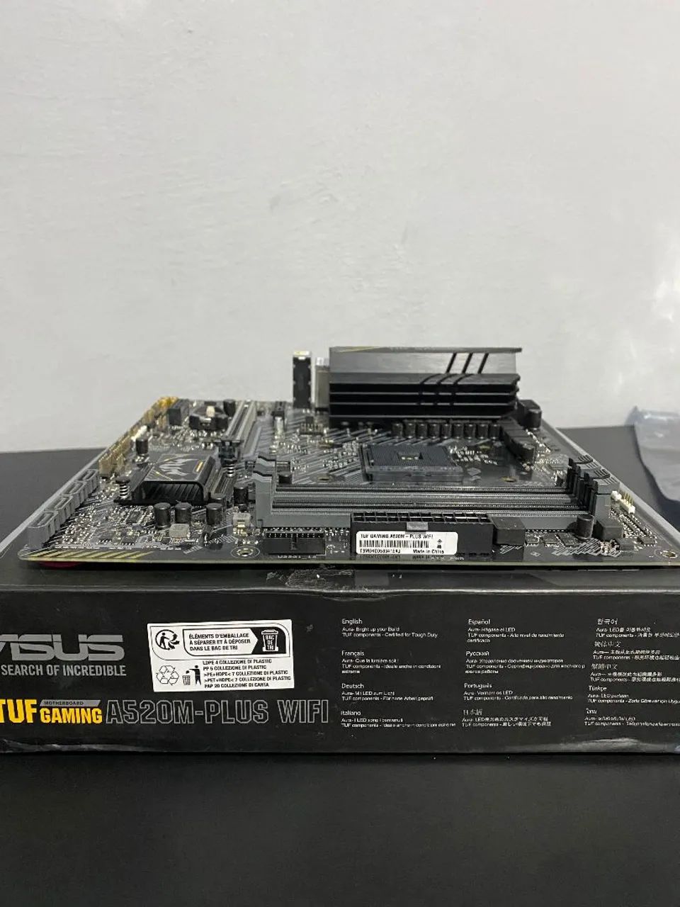 Placa mãe ASUS tuf gaming A520m Plus WIFI - Foto 5