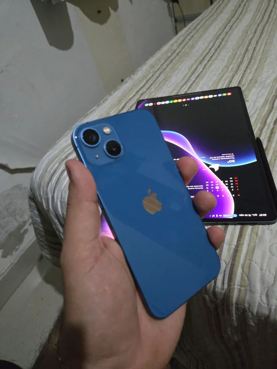 IPHONE 13 AZUL 256GB PERFEITO!!