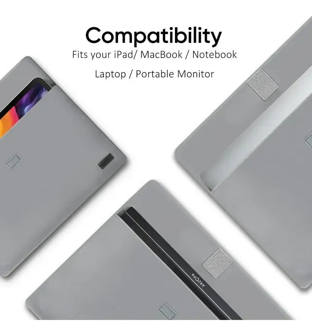 CASE Para Monitor Portátil Arzopa Até 16 Polegadas Cinza - Foto 2