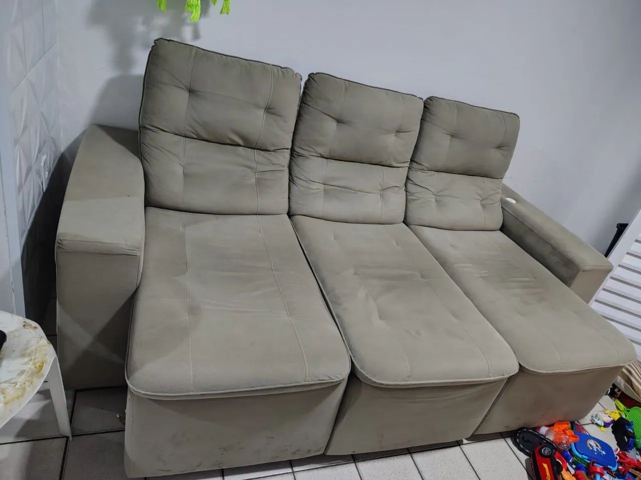 Sofá retrátil e reclinável  - Foto 3