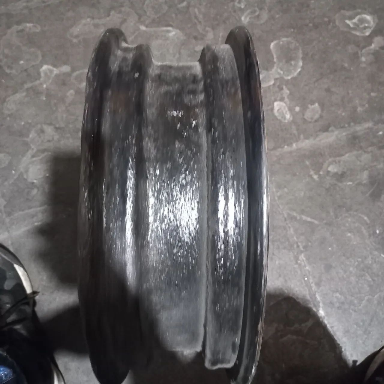 roda fusca vw aro 15 4 furos usada - Foto 4