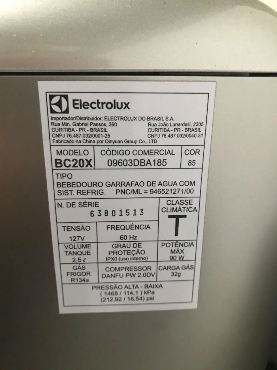 FILTRO DE ÁGUA- ELECTROLUX  - Foto 5