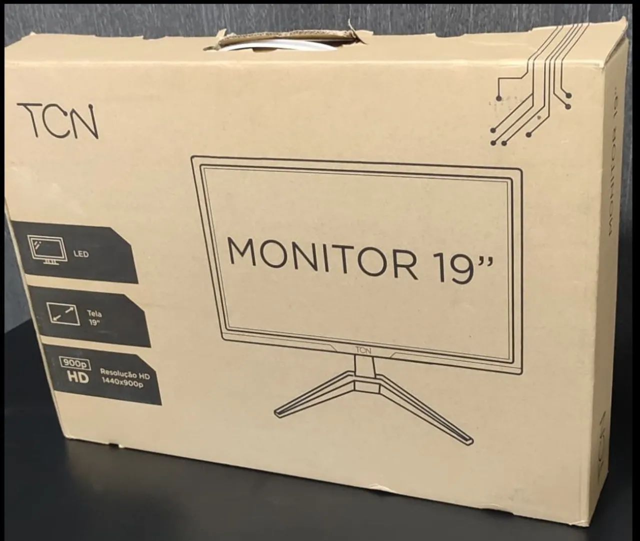 Monitor 19 lacrados Nota e garantia 