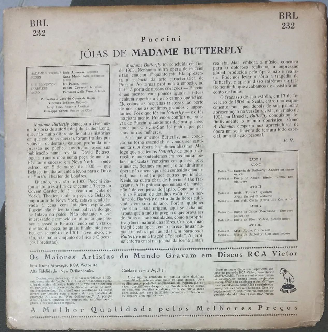 4 LPs em vinil - Grandes Óperas - Foto 2