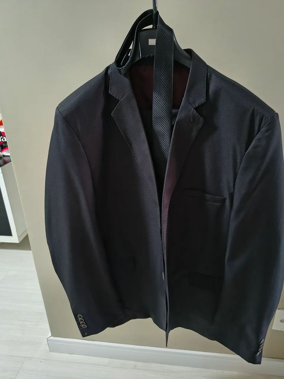 Terno completo preto impecável 