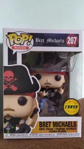 Funko Pop! Bret Michaels (exclusivo Chase) - #207