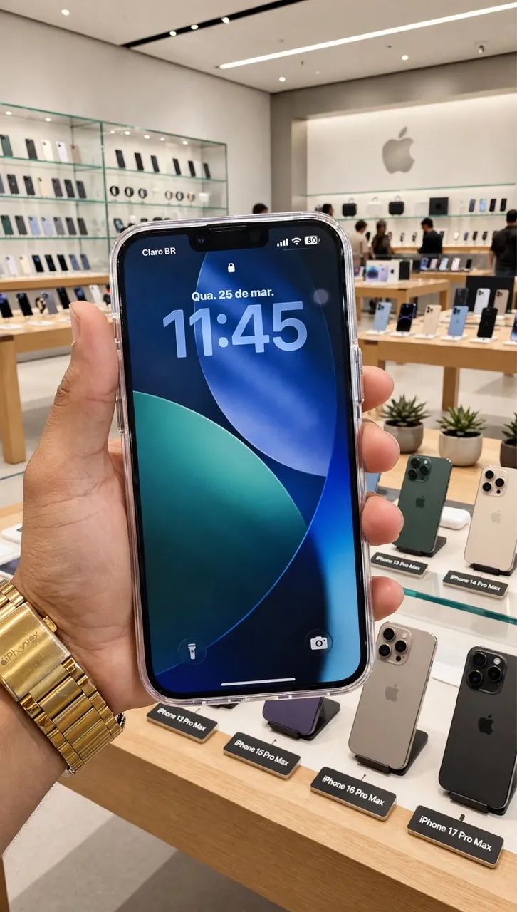iPhone 13 Pro Max 256GB Grafite - Impecável - 256GB
