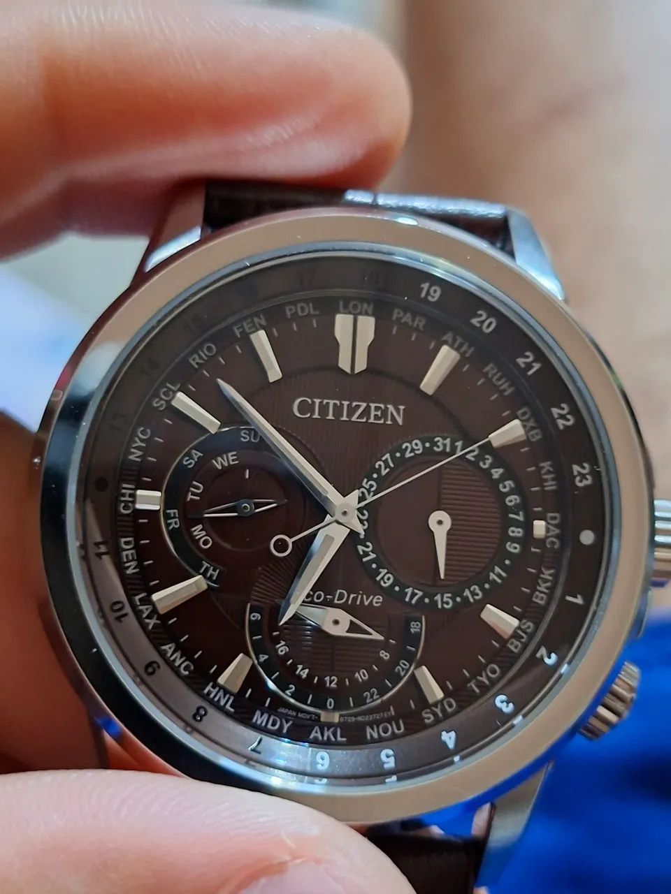 Relógio Citizen BU2020 - 29X Eco-drive World Time - Foto 3