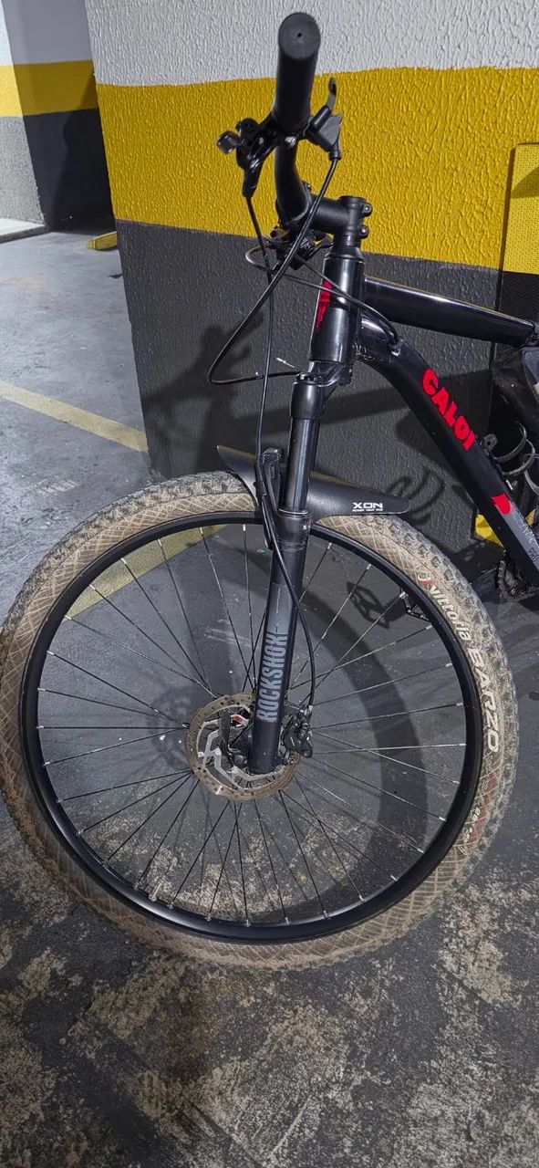 Bicicleta Caloi Explorer Pro preta  - Foto 5