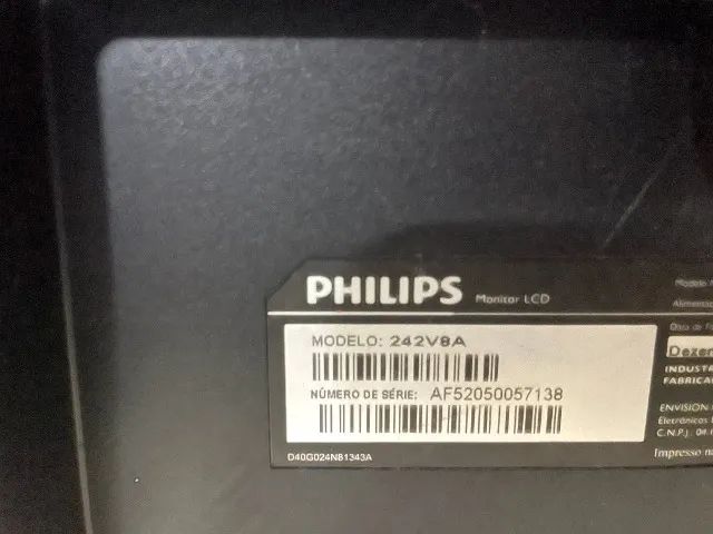 Monitor Philips 24" 242V8A - Foto 2