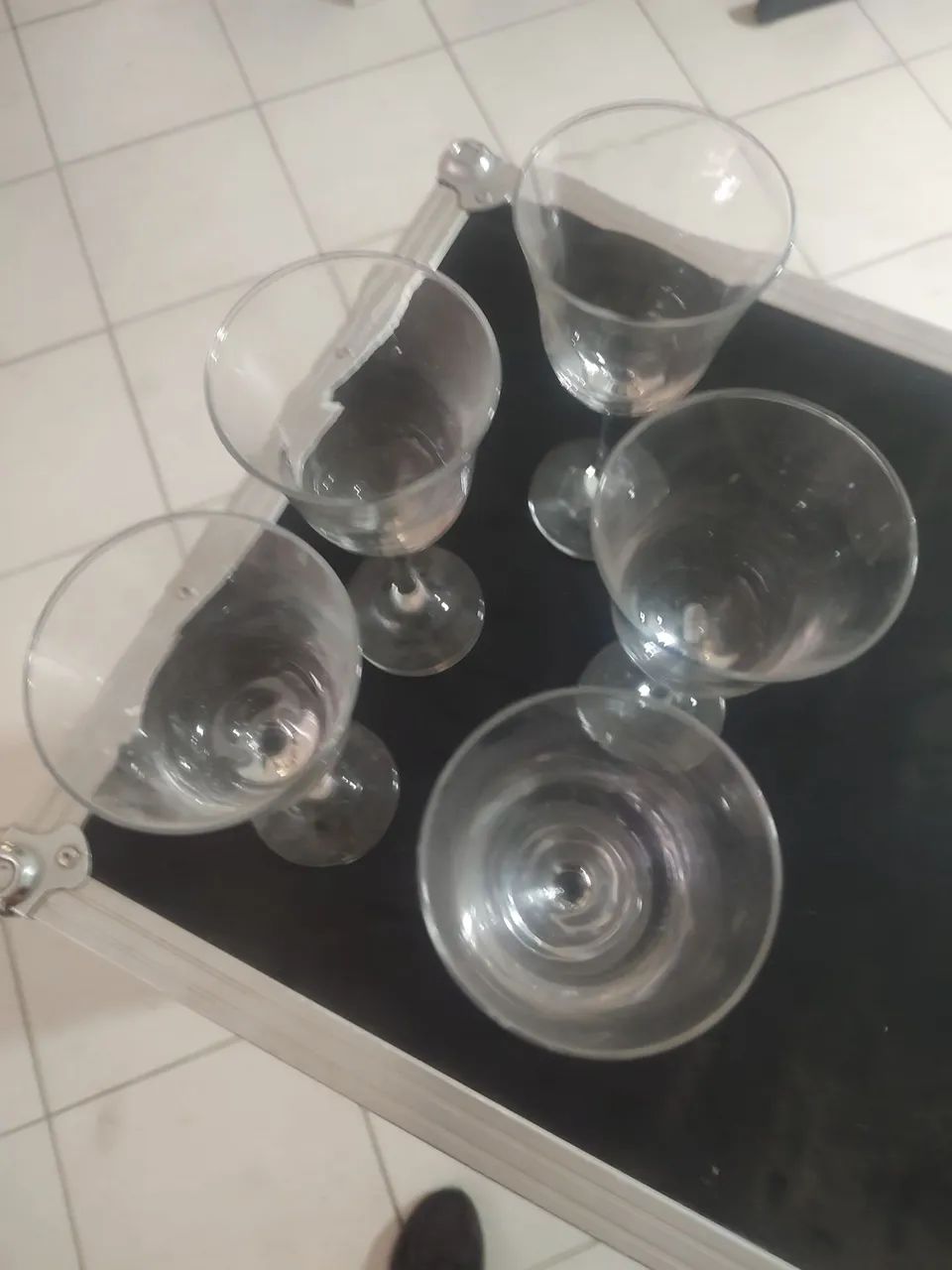Kit com 5 taças de vinho branco - Foto 3